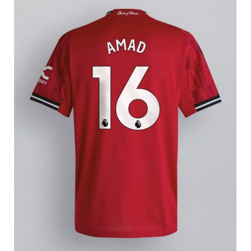 Pánský Fotbalový dres Manchester United Amad Diallo #16 2025-26 Domácí Krátký Rukáv